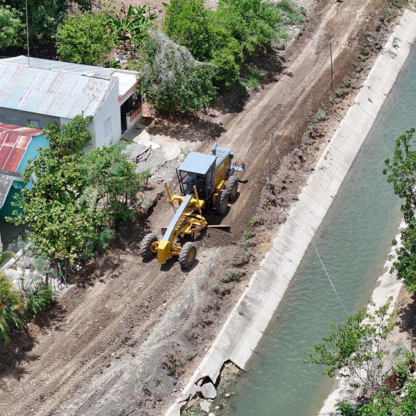 INDRHI informa que se encuentra en fase final intervención del canal principal San Juan – Jínova; continuarán en laterales