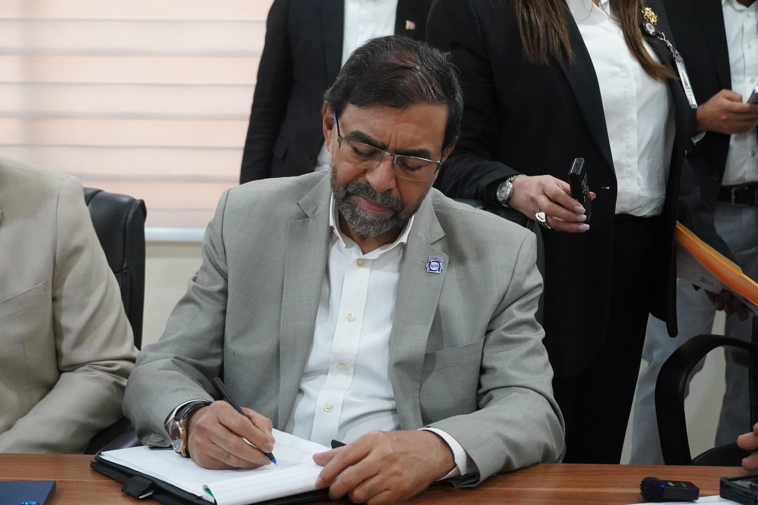 Foto 1. Olmedo Caba Romano, director ejecutivo del INDRHI en CD