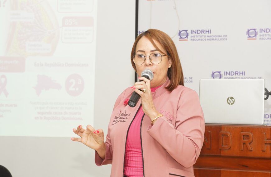 INDRHI organiza jornada de orientación y diagnóstico temprano sobre el cáncer de mama